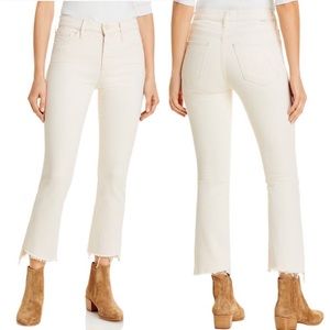 Mother Superior Insider Ankle Fray Jeans Sz 24